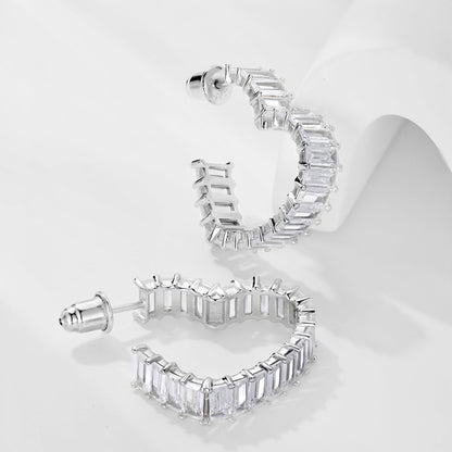 [Raffine]Radiant Heart Cutout Earrings