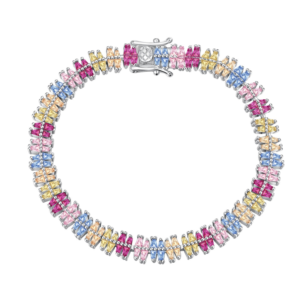 [Raffine] Pulsera de fiesta brillante y exquisita con múltiples cortes