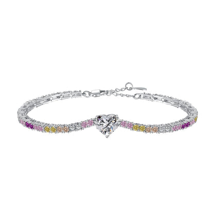 [Raffine] Delicada pulsera romántica con forma de corazón para enamorados