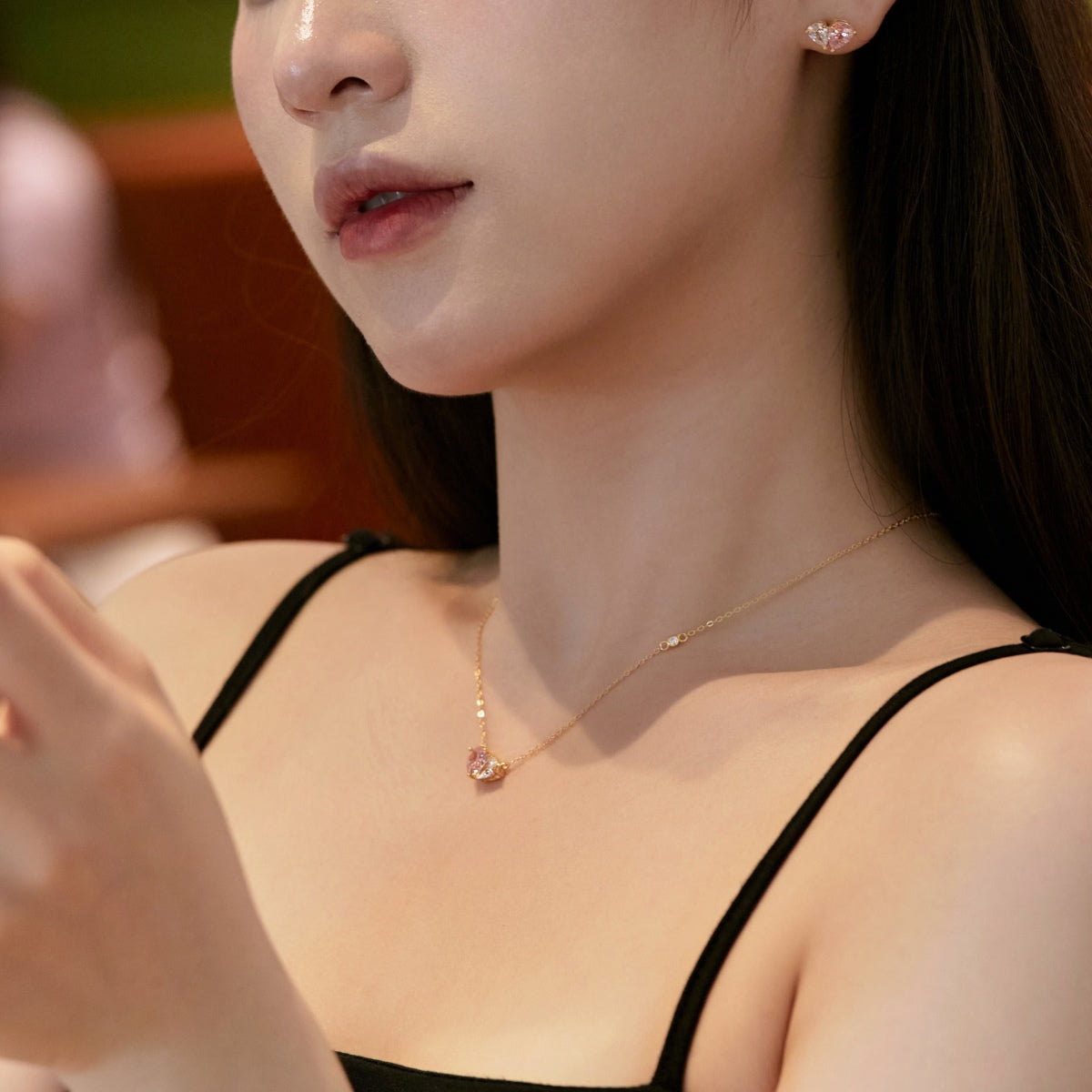 [Raffine]Unique Heart Shape Necklace