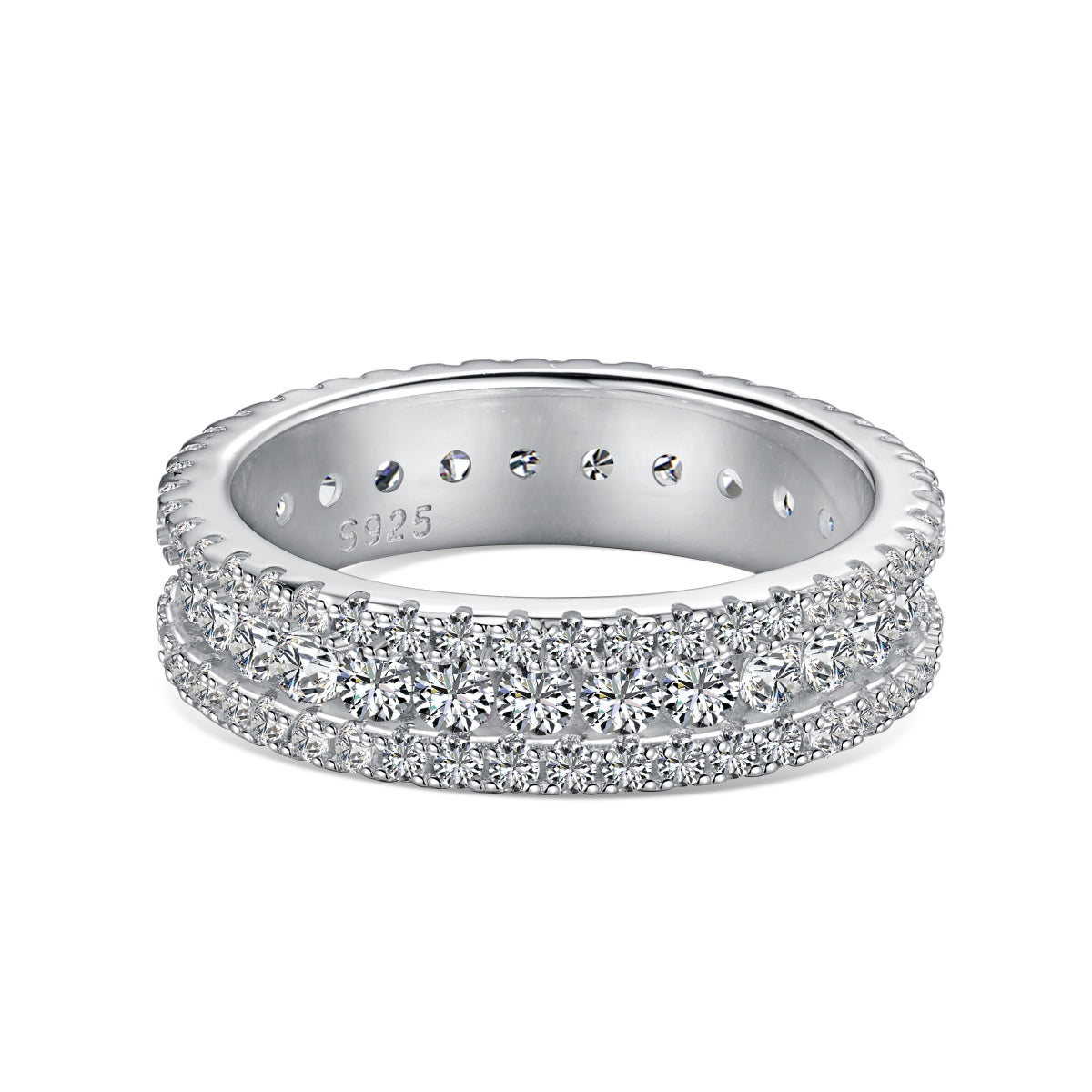 [Raffine] Anillo diario delicado y colorido con corte redondo