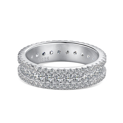 [Raffine] Anillo diario delicado y colorido con corte redondo