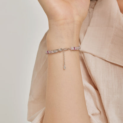 [Raffine] Pulsera diaria única con forma de flor colorida