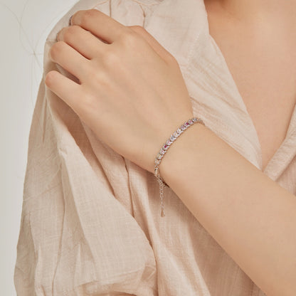 [Raffine] Pulsera delicada y colorida con múltiples cortes para uso diario