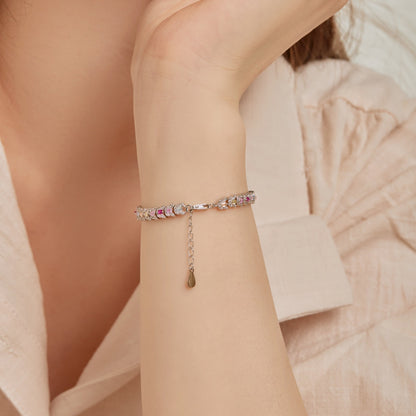 [Raffine] Pulsera delicada y colorida con múltiples cortes para uso diario