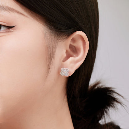 [Raffine]Four Leaf Clover Fashion Earrings