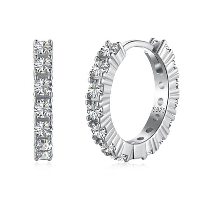 [Raffine]Radiant Colorful Round Cut Earrings