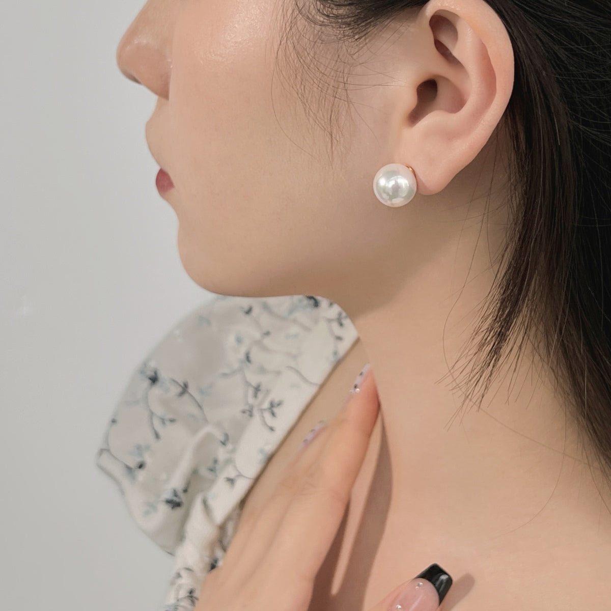 [Raffine]Delicate Pearl Earrings