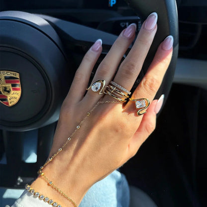 [Raffine]Dara Diamond Ring Stack