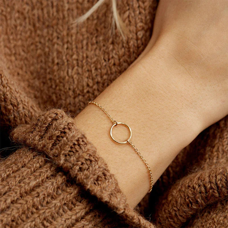 [Raffine]Dalia Gold Hoop Bracelet