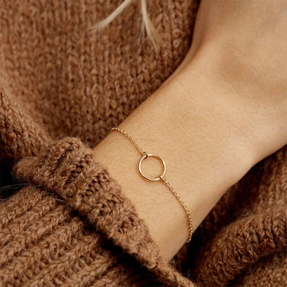 [Raffine]Dalia Gold Hoop Bracelet
