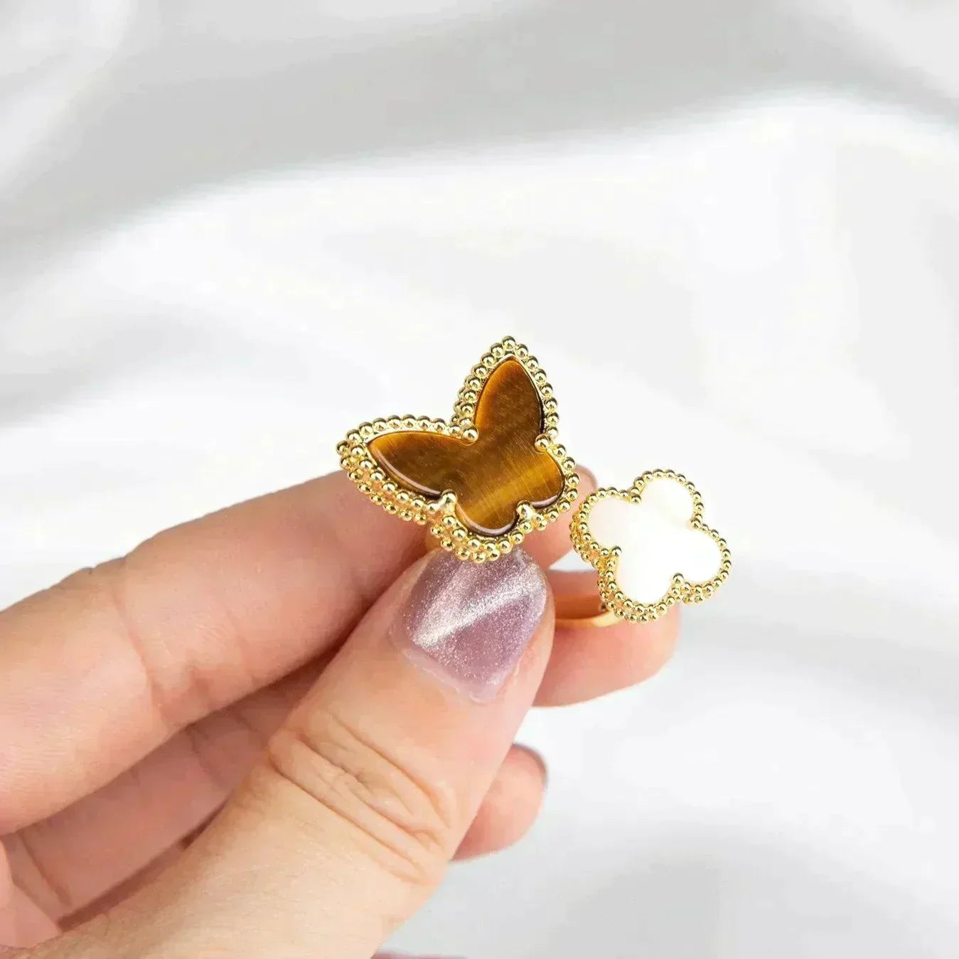 [Raffine]LUCKY BETWEEN THE FINGER RING