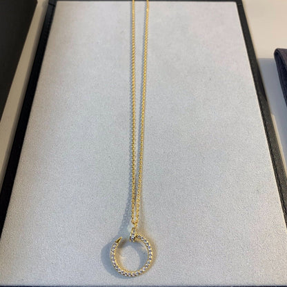 [Raffine]COLLAR JUSTE ORO DIAMANTES 
