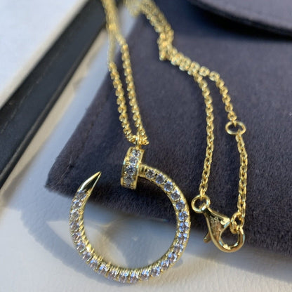 [Raffine]COLLAR JUSTE ORO DIAMANTES 