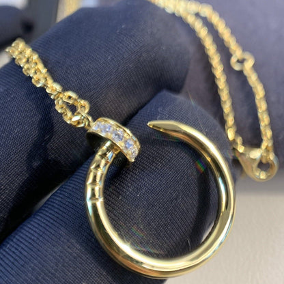 [Raffine]COLLAR JUSTE ORO DIAMANTES 
