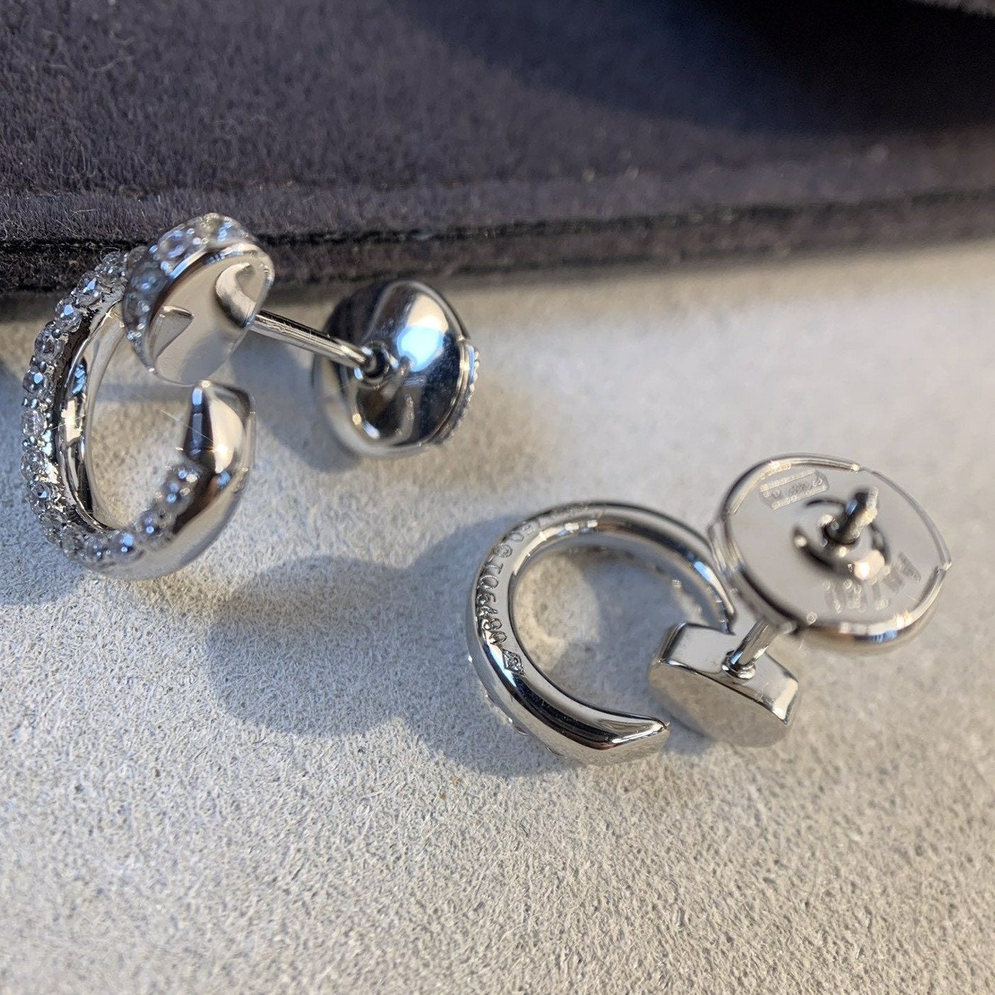 [Raffine]JUSTE EARRINGS SILVER DIAMONDS