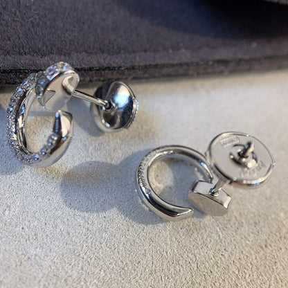 [Raffine]JUSTE EARRINGS SILVER DIAMONDS