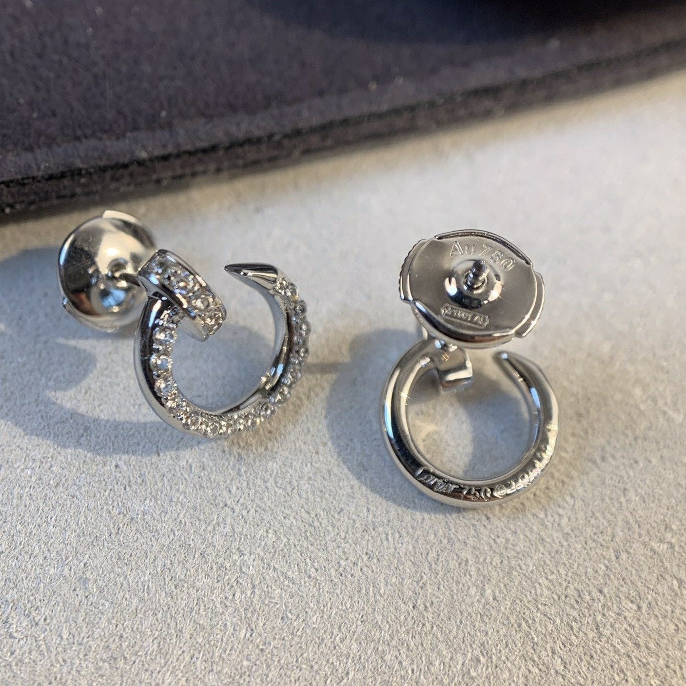 [Raffine]JUSTE EARRINGS SILVER DIAMONDS