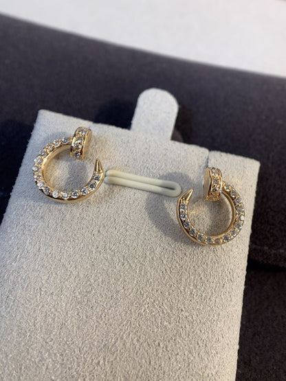 [Raffine]JUSTE EARRINGS GOLD DIAMONDS