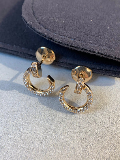 [Raffine]JUSTE EARRINGS GOLD DIAMONDS