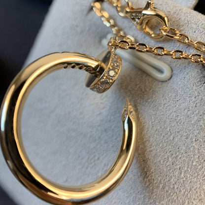 [Raffine]JUSTE NECKLACE PINK GOLD