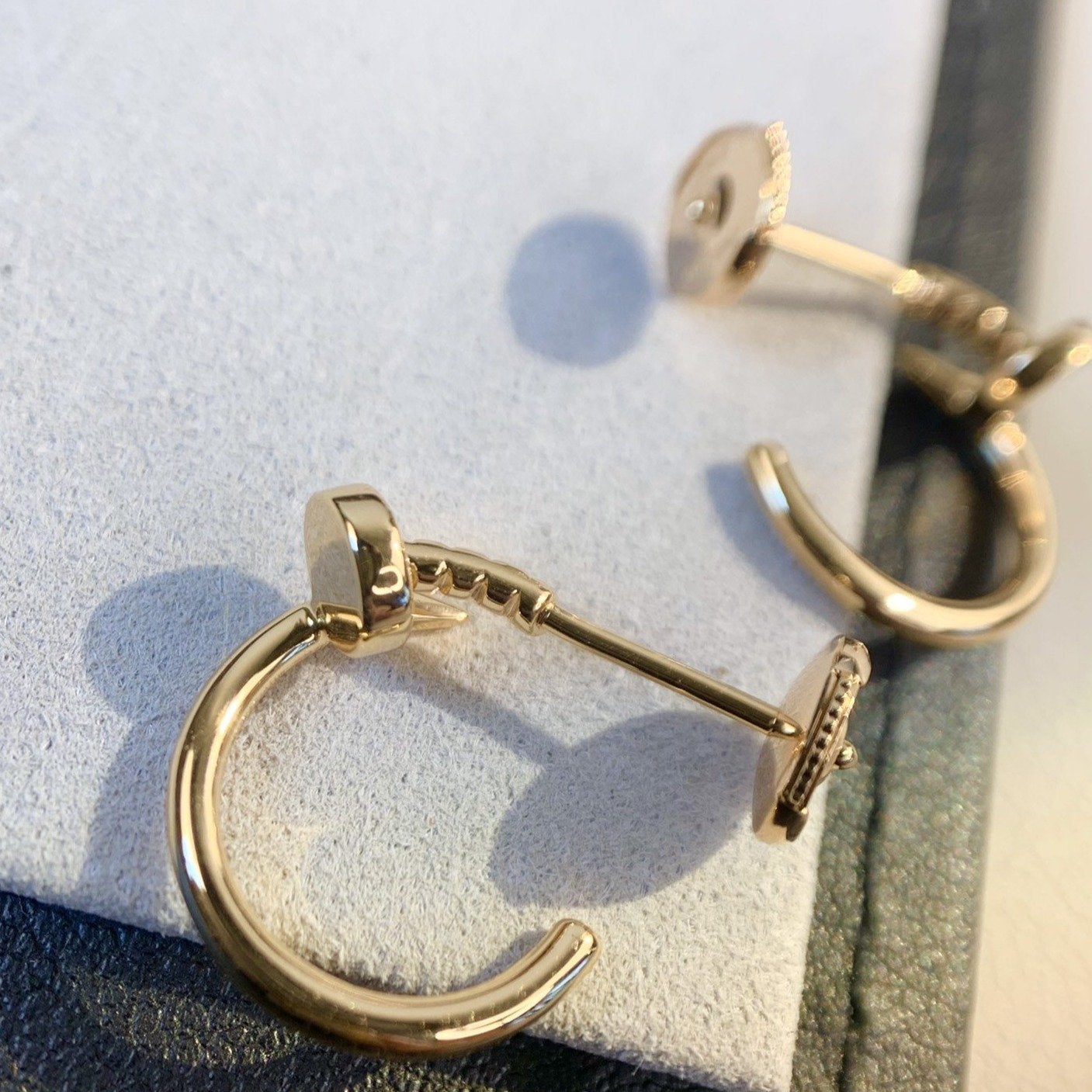 [Raffine]JUSTE EARRINGS PINK GOLD
