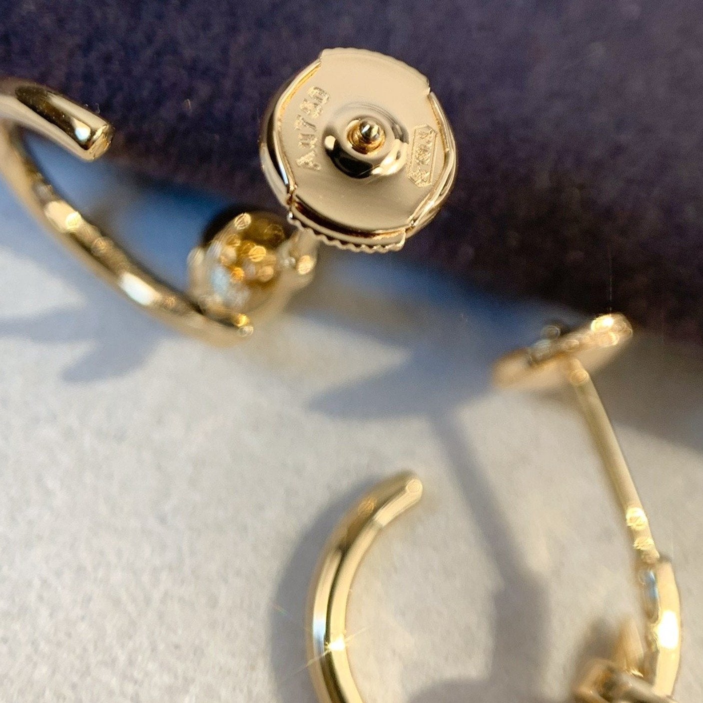 [Raffine]JUSTE EARRINGS PINK GOLD