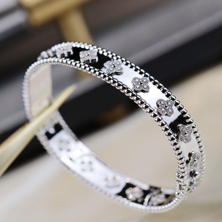 [Raffine]CLOVER BRACELET 8MM DIAMONDS