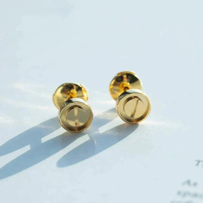 [Raffine]LOVE EARRINGS GOLD 10MM