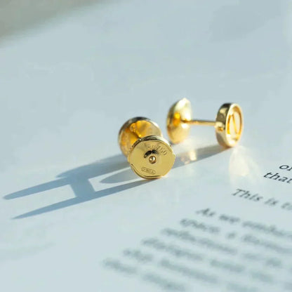 [Raffine]LOVE EARRINGS GOLD 10MM