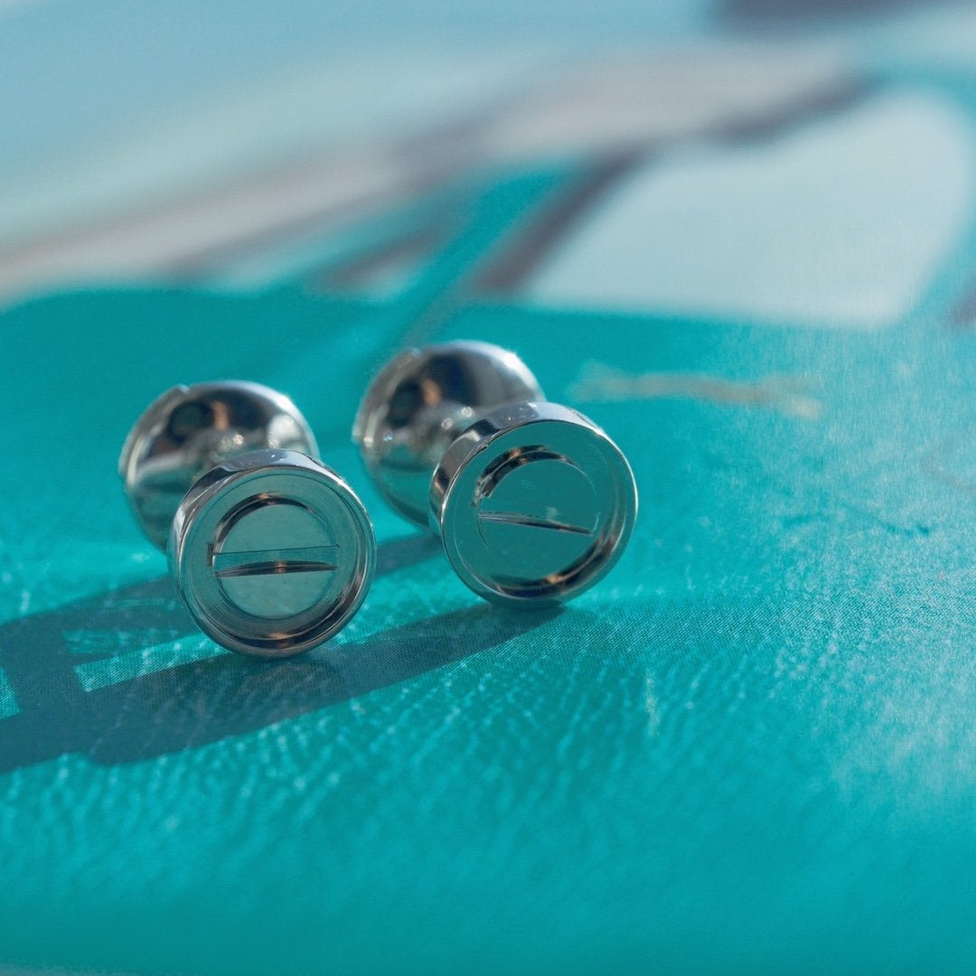 [Raffine]LOVE EARRINGS SILVER 10MM
