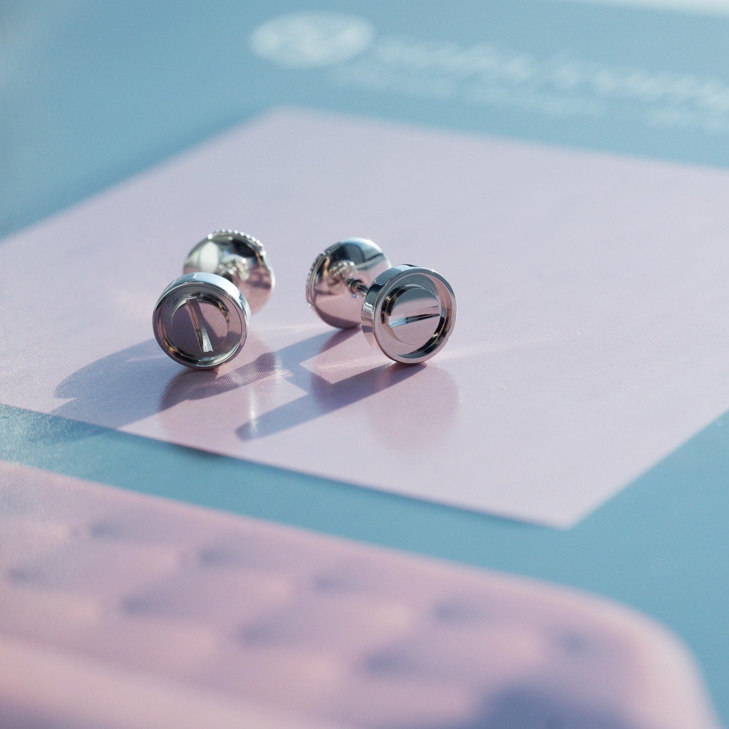 [Raffine]LOVE EARRINGS SILVER 10MM