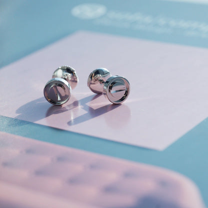 [Raffine]LOVE EARRINGS SILVER 10MM