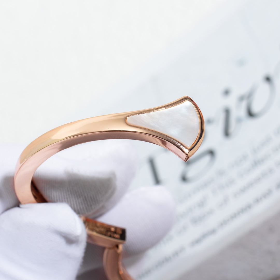 [Raffine]DREAM BRACELET OPEN PINK GOLD MOP