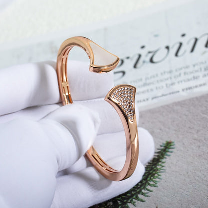 [Raffine]DREAM BRACELET OPEN PINK GOLD MOP DIAMOND