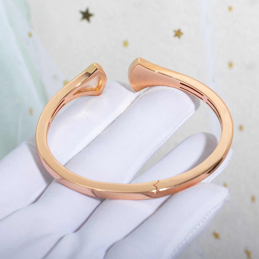 [Raffine]DREAM BRACELET OPEN PINK GOLD MOP DIAMOND