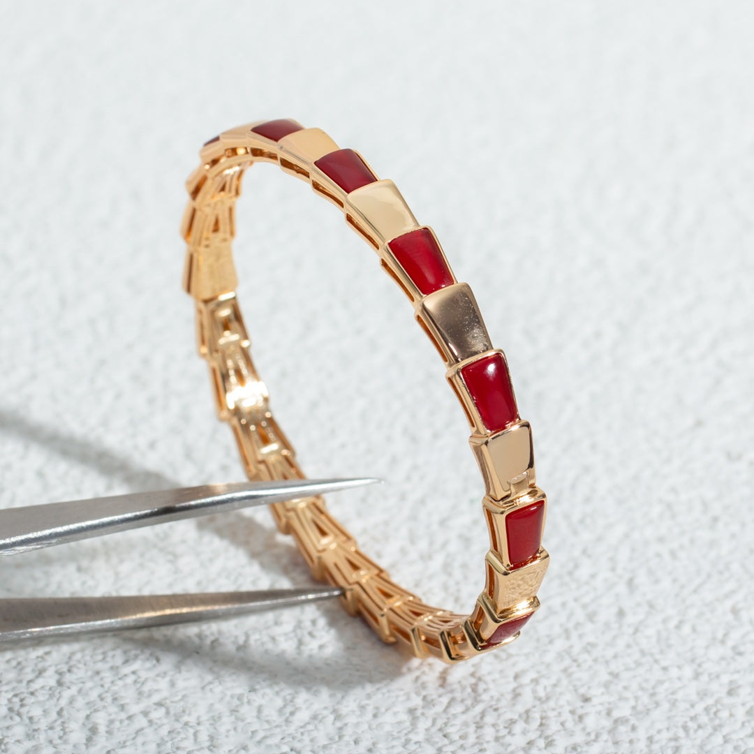 [Raffine]SERPENTI BRACELET PINK GOLD RUBELLITE