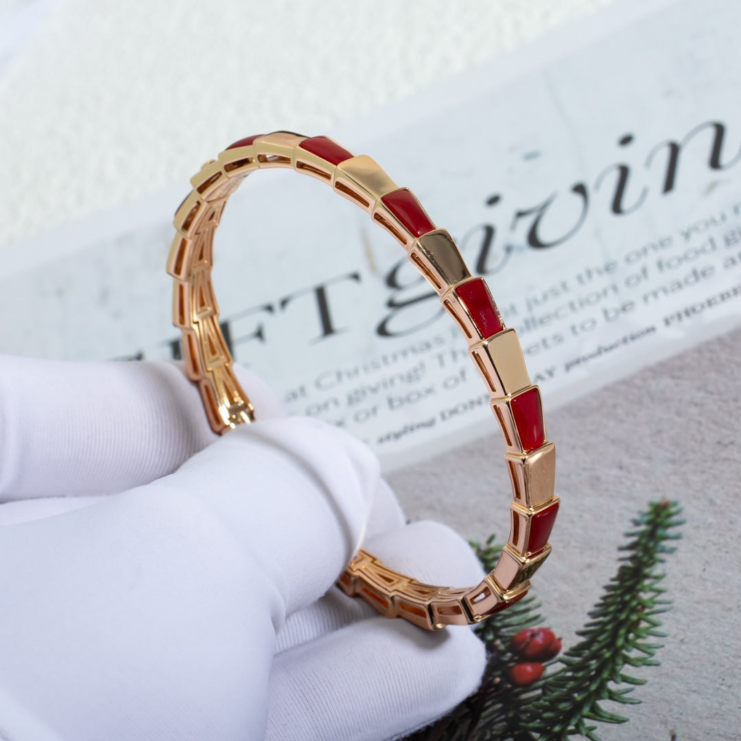 [Raffine]SERPENTI BRACELET PINK GOLD RUBELLITE