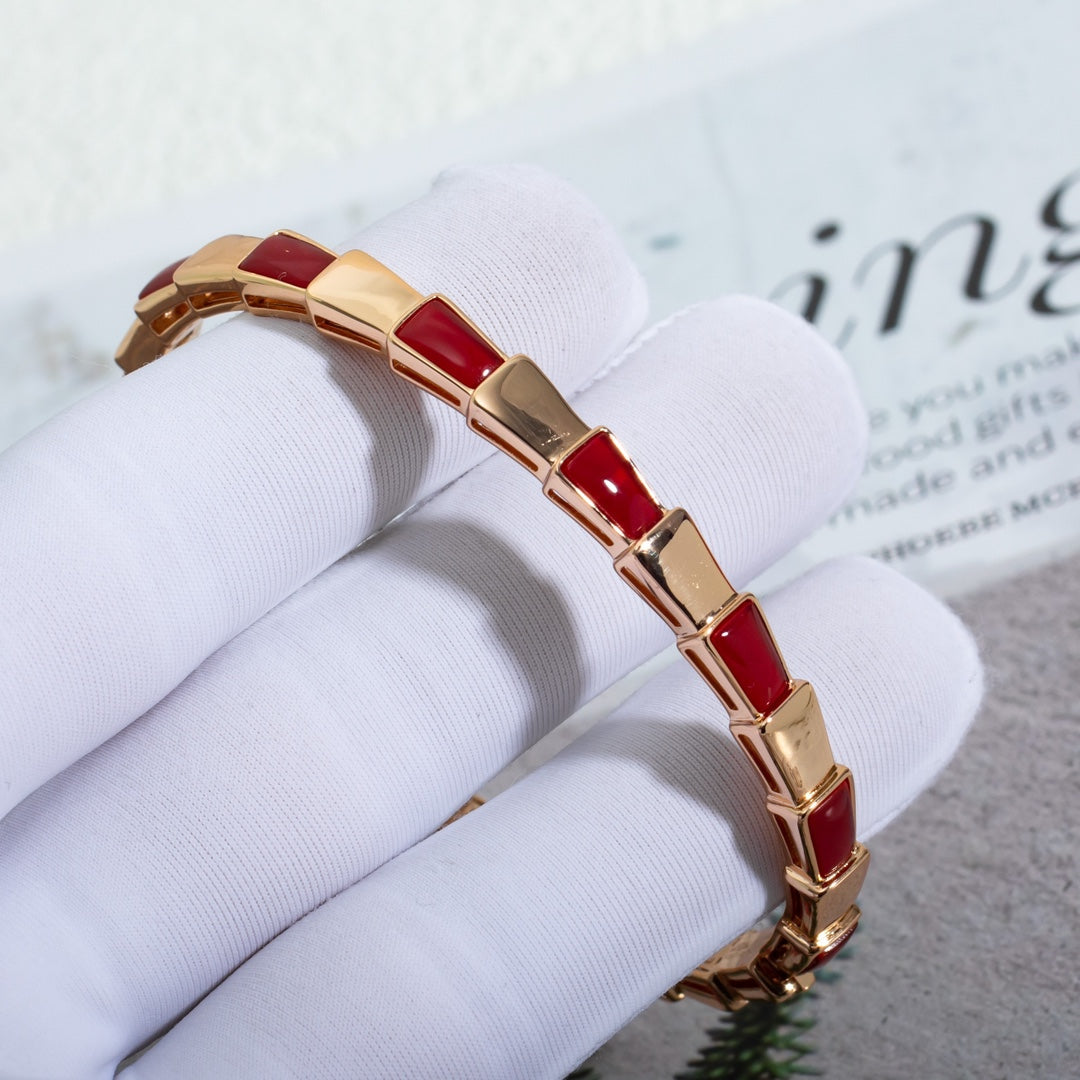 [Raffine]SERPENTI BRACELET PINK GOLD RUBELLITE