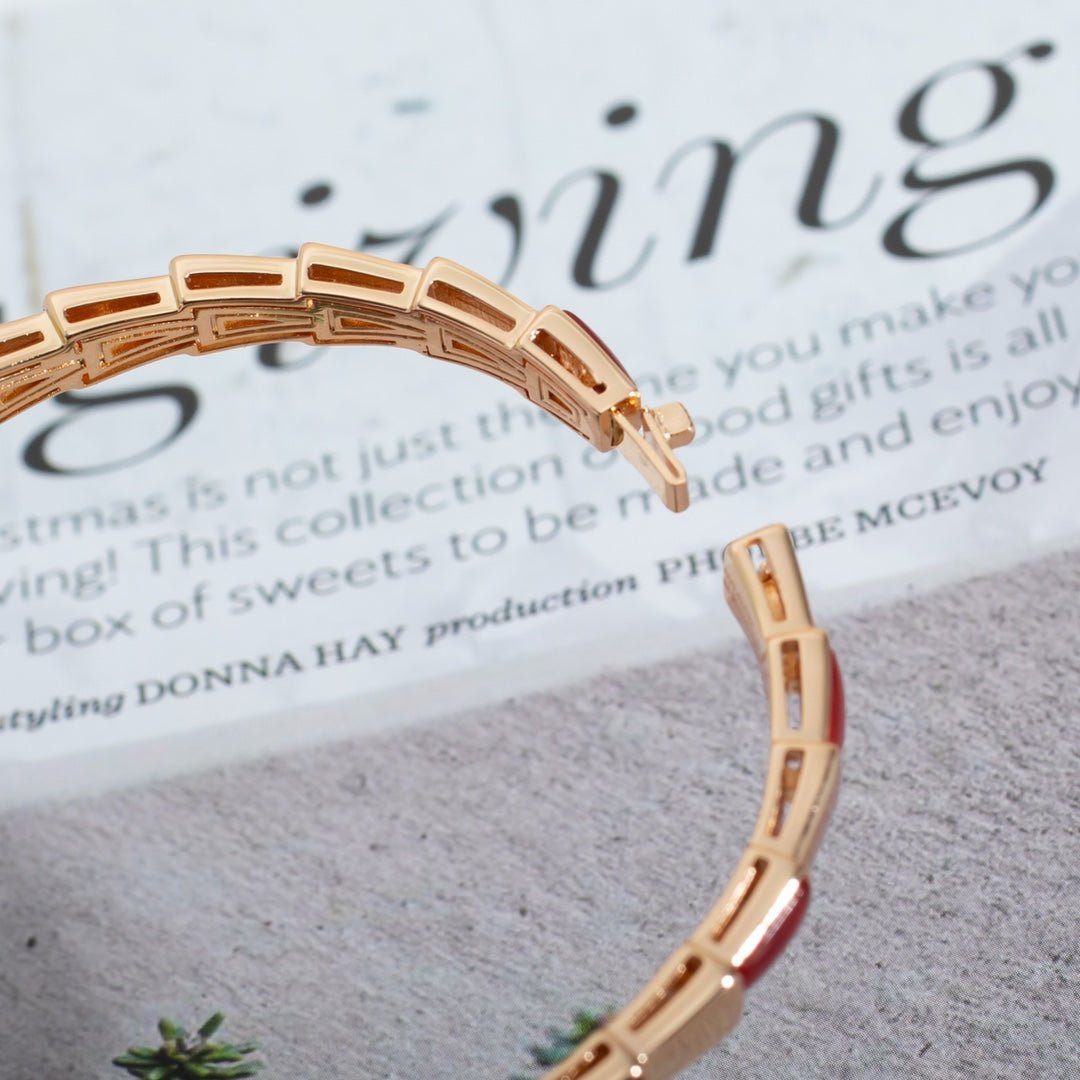 [Raffine]SERPENTI BRACELET PINK GOLD RUBELLITE