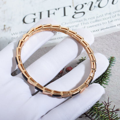 [Raffine]SERPENTI BRACELET PINK GOLD ONYX