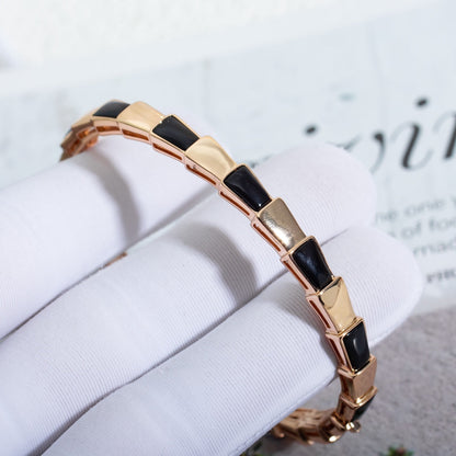 [Raffine]SERPENTI BRACELET PINK GOLD ONYX