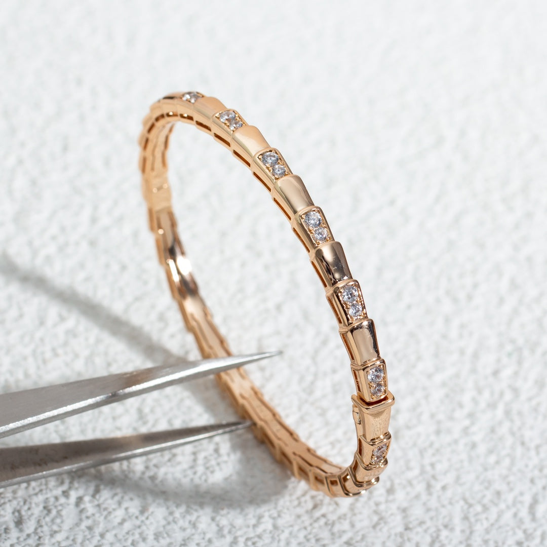 [Raffine]SERPENTI SMALL BRACELET PINK GOLD DIAMOND