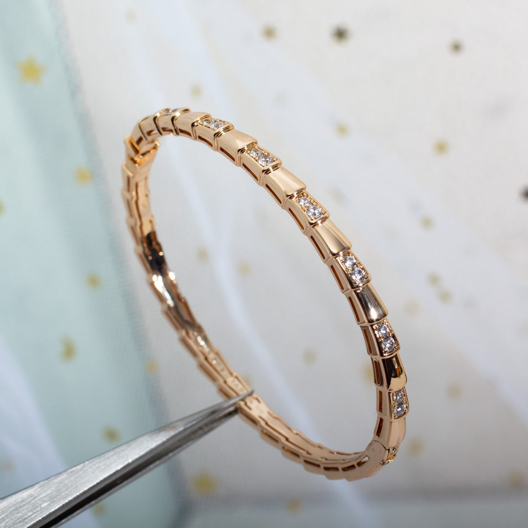 [Raffine]SERPENTI SMALL BRACELET PINK GOLD DIAMOND