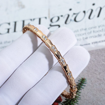 [Raffine]SERPENTI SMALL BRACELET PINK GOLD DIAMOND