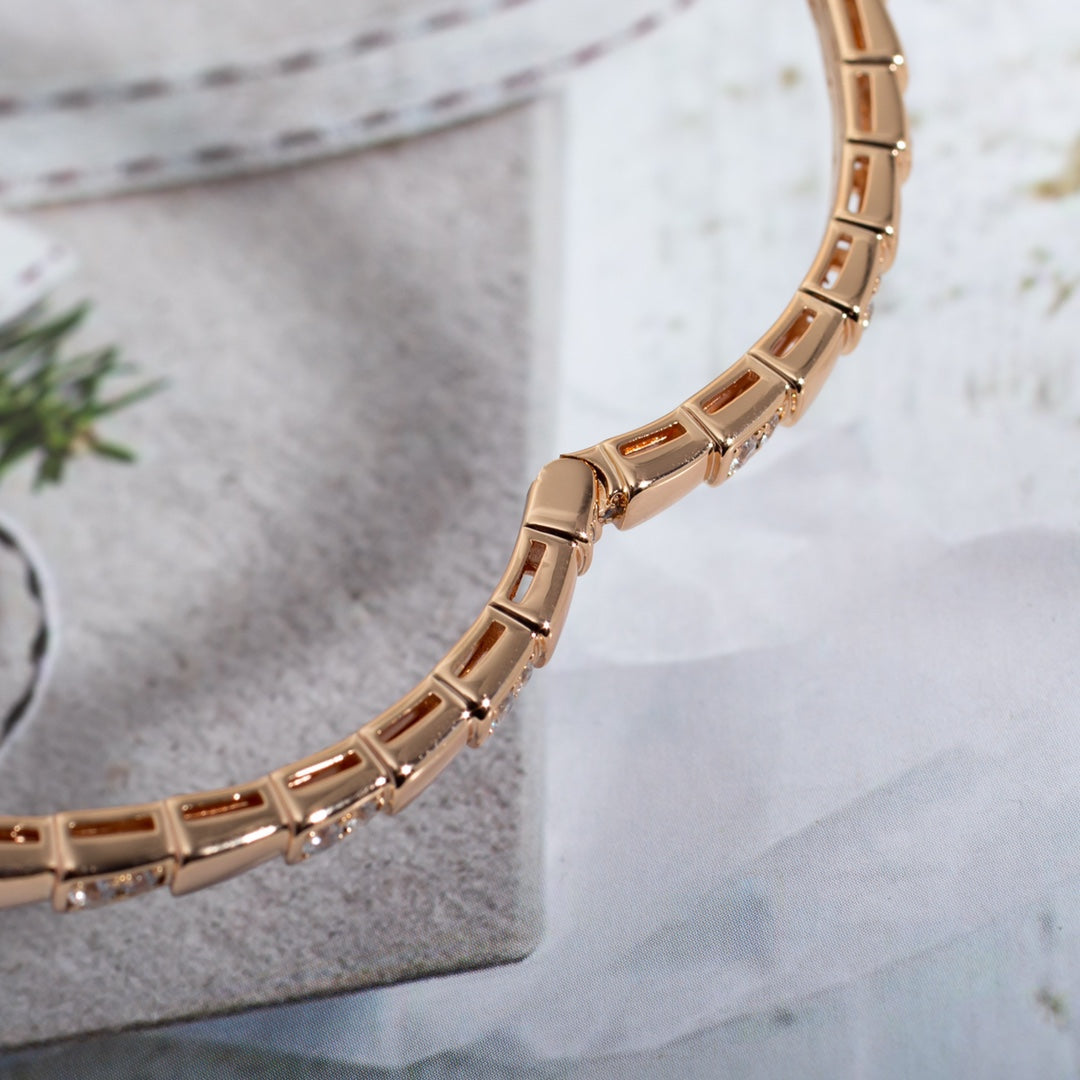 [Raffine]SERPENTI SMALL BRACELET PINK GOLD DIAMOND