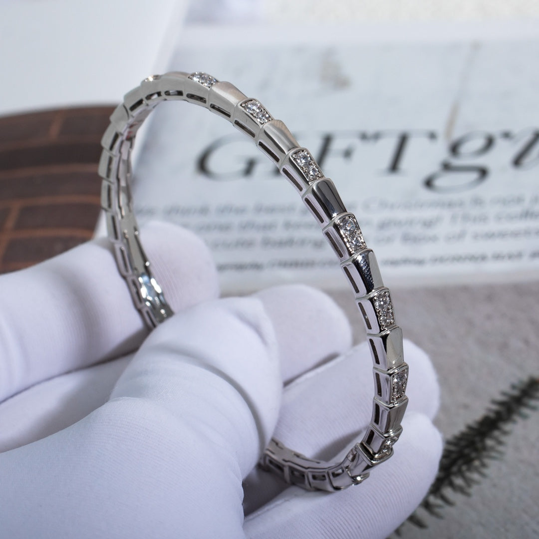 [Raffine]SERPENTI BRACELET SILVER DIAMOND