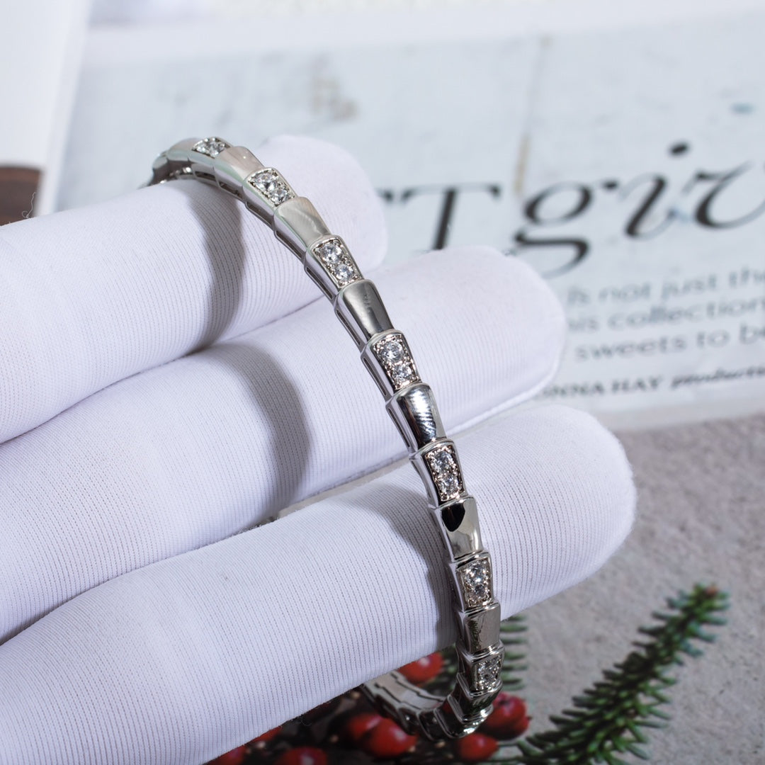 [Raffine]SERPENTI BRACELET SILVER DIAMOND