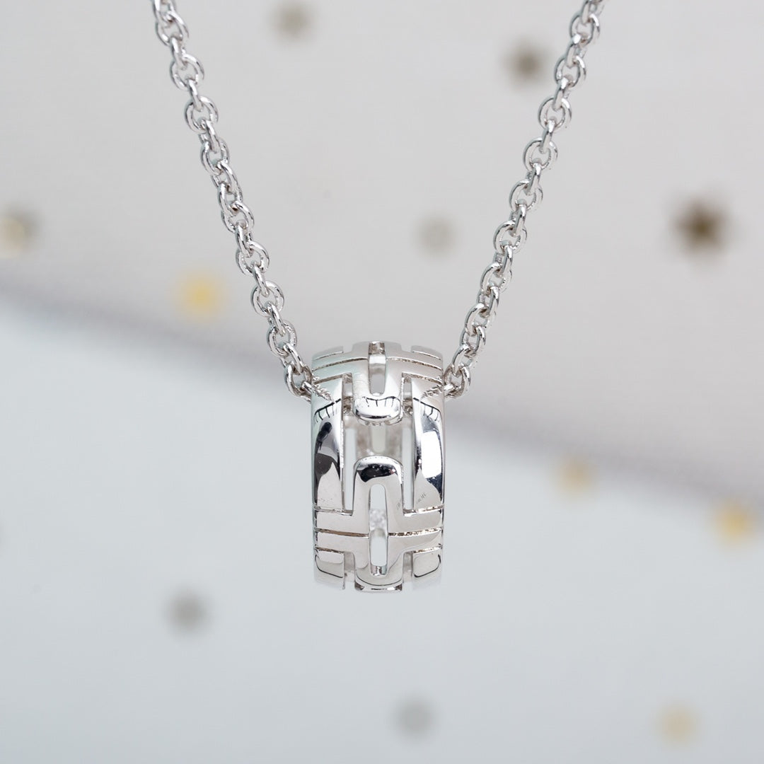 [Raffine]PARENTESI NECKLACE SILVER