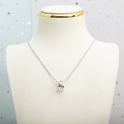 [Raffine]PARENTESI NECKLACE SILVER